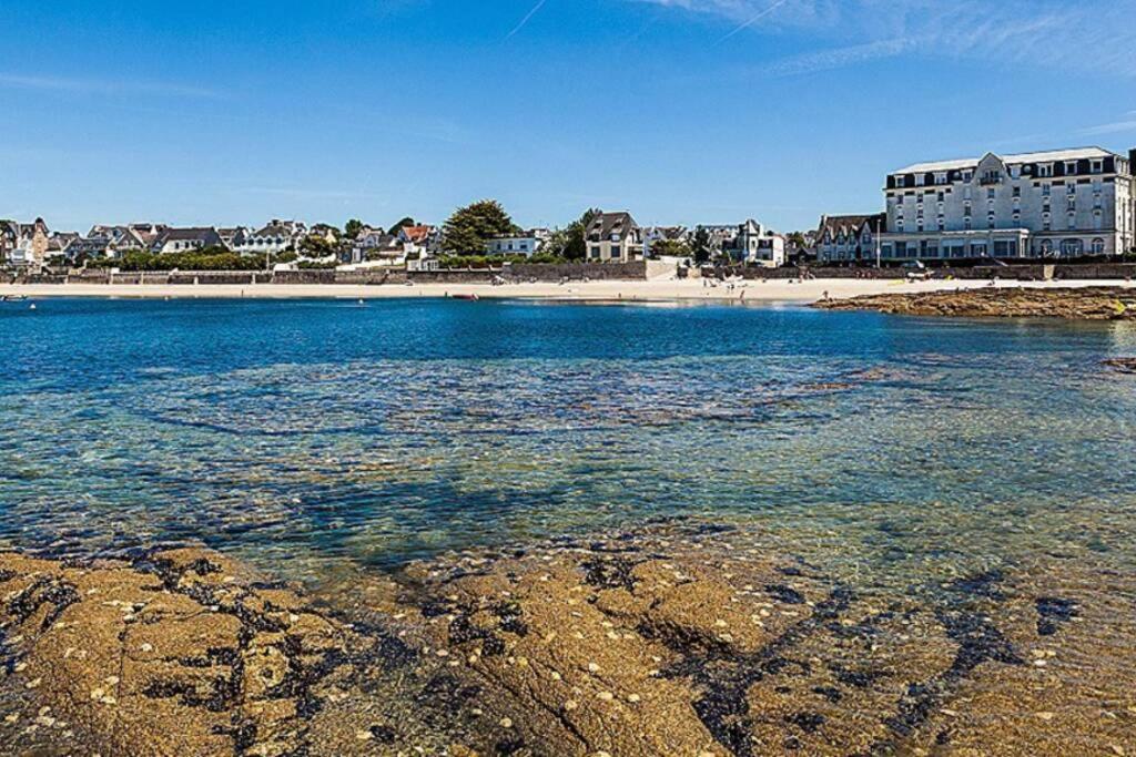 Appartement Jardin A 100M De La Plage Et Thalasso Concarneau Kültér fotó